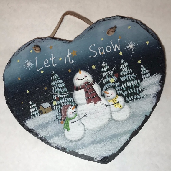 Cape May Collection Slate Heart Decor - Picture 1 of 4